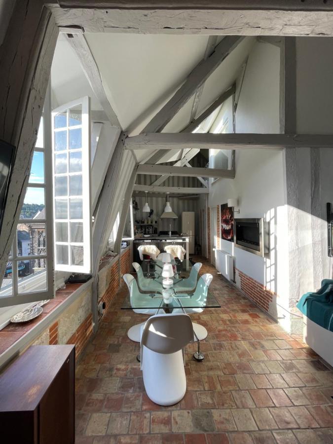 Le Loft Du Homard Bleu - Entre Ciel Et Mer - Free Parking 500M Honfleur Kültér fotó